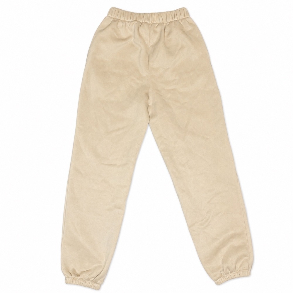Shein | Love Never Fails Graphic Sweatpants | Tan Beige | Joggers - Picture 2 of 5